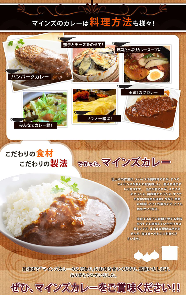 カレー通販マインズのマインズカレー