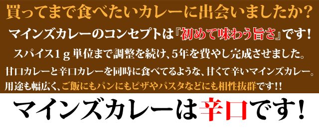 カレー通販マインズのマインズカレー